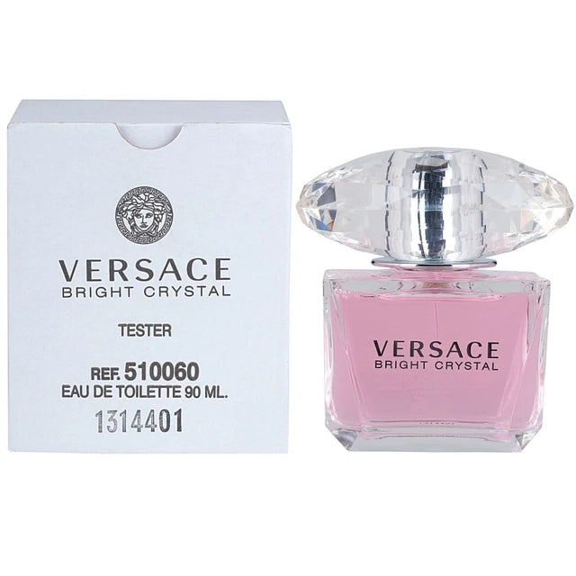 VERSACE BRIGHT CRYSTAL TESTER 3 OZ EAU DE TOILETTE SPRAY